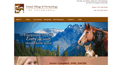 Desktop Screenshot of animalallergycolorado.com
